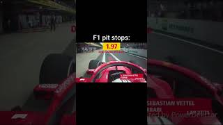 f1 pit stop vs nascar pit stop vs McQueens pit stop [upl. by Gerger]