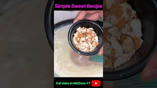 😋Easy and Healthy Sweet Recipe shorts [upl. by Natsirhc]