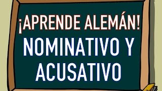 Cómo reconocer el NOMINATIVO y ACUSATIVO en ALEMÁN ✅ Curso de Alemán Básico 🇩🇪 [upl. by Lertnahs]