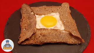 Comment faire une galette complète  Une recette bretonne [upl. by Yrahca]