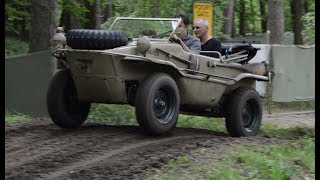 Kübelwagen amp Schwimmwagen in the mud [upl. by Ellenej773]