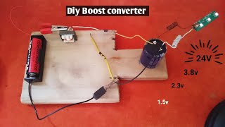 Diy boost Converter DC to DC boost Canverter kaise banaen diy [upl. by Arihay]