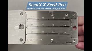 Demo SecuX XSeed Pro [upl. by Sculley108]