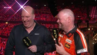 Van Barneveld Dit is het allerbeste wat er is  RTL 7 DARTS PREMIER LEAGUE [upl. by Laurin]