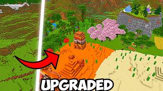 I Upgraded EVERY Biome in Minecraft [upl. by Susi]