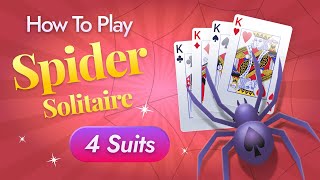 Play Spider Solitaire 4 Suits Free Online [upl. by Kumar]