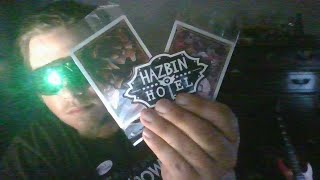 Martin Unboxes  Hazbin Hotel Halloween 2024 Promo Cards [upl. by Aifas]