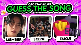 SONG BY 3 CLUES PT 3  KPOP CROSSWORD GAMES 2024 [upl. by Zul]