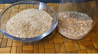 Homemade Bread Crumbs 2 Ways Recipe By Desi Cooking Secrets uk How To Make Perfect Bread Crumbs [upl. by Barron]