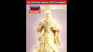 He activate statue with his blood 😱 shorts viral [upl. by Ylrad]