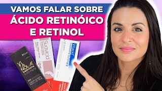 ÁCIDO RETINÓICO RETINOL para MANCHAS e MELASMA  Como usar Qual Usar [upl. by Gnaig]