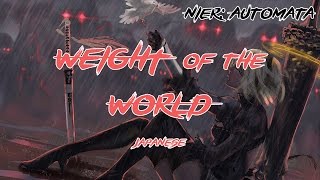 Nier Automata  Weight of the World Japanese Version [upl. by Auqinot]