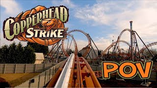 Copperhead Strike at Carowinds POV New for 2019 [upl. by Hwu]