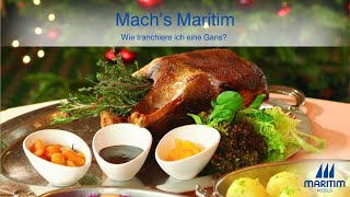 Wie tranchiere ich eine Gans [upl. by Sherborne]