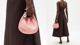 Jil Sander bag Sphere suppleleather clutch [upl. by Ecienal245]