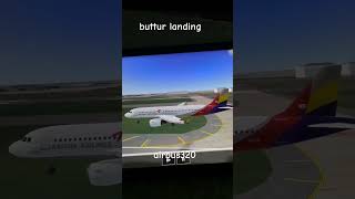 rfs landing msfs2020 aviation airbus automobile asiana [upl. by Maillil]