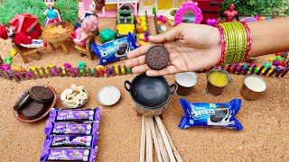 Miniature Oreo Biscuits Chocolate Cakes  Dairy Milk Chocolate Cake Oreo Biscuit Chocolate Pancakes [upl. by Tterrab948]