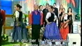 Alessandra e Coro di Diego Basso  La Valcamonica con testo [upl. by Olegna]