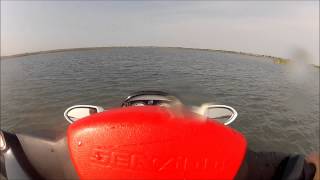 2008 Seadoo RXT 215 top speed GPS June 18 2012 GoPro HD [upl. by Yanel]