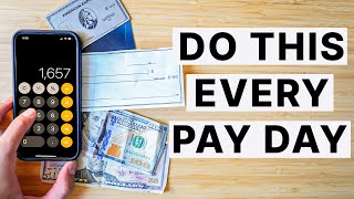 Do This EVERY Time You Get Paid Paycheck Routine [upl. by Burhans]