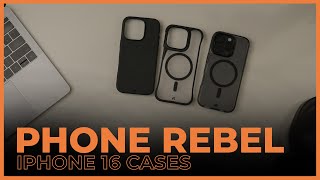 Phone Rebel Frosted Gen6 Flex and Air iPhone 16 Pro Case Review [upl. by Casandra]