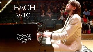 Bach WTC I WellTempered Clavier Book 1 Complete Live Performance  Thomas Schwan piano [upl. by Nosmoht]