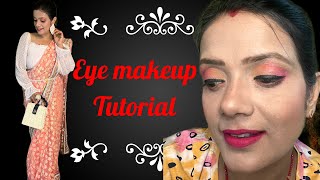 Festive eye makeup tutorial  Eye makeup kaise kureeyeshadow eyemakeup tutorial [upl. by Dyane]