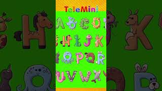 ABC Alphabet Song  Learn English ABC Alphabet  Nursery Rhymes  Kids Song  Tele Mini [upl. by Simetra]