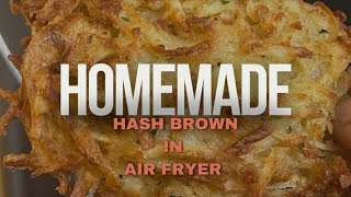 How to make Hash Browns in Air Fryer  Potato Latke in Air Fryer latkes hashbrowns homemade [upl. by Benny]