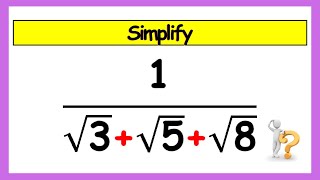 🔴How to rationalize a denominator  Algebra  Exponent expression and equations  IdaaEduworks [upl. by Ykroc]