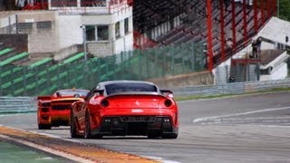 Ferrari FXX vs 599XX HD [upl. by Toffey]