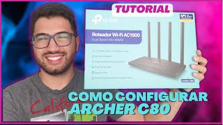 Como instalar e configurar Tplink Archer C80  Testes de velocidade Alcance me impressionou [upl. by Halsey]