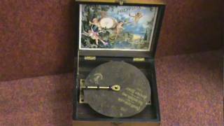 8 inch Polyphon music box [upl. by Refinnej]