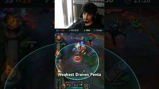 HARDEST DRAVEN PENTAKILL EVER 😂 shorts masenity [upl. by Nannoc159]