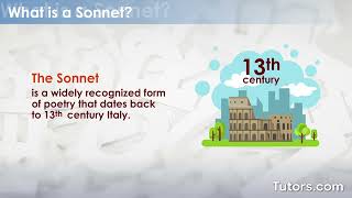 Sonnet  Definition Form and Examples [upl. by Fayina]