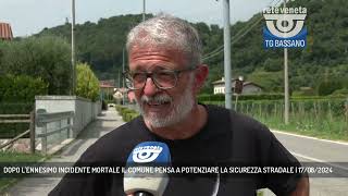 DOPO LENNESIMO INCIDENTE MORTALE IL COMUNE PENSA A POTENZIARE LA SICUREZZA STRADALE  17082024 [upl. by Haswell]