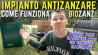 SOLUZIONE ANTIZANZARE PER GIARDINO impianto antizanzare BIOZANZ proteggersi in modo naturale [upl. by Anaeed21]