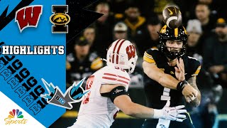 Wisconsin Badgers vs Iowa Hawkeyes  COLLEGE FOOTBALL HIGHLIGHTS  11224  NBC Sports [upl. by Serra958]