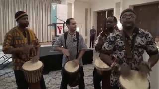 African Djembe Drumming Performance [upl. by Campball]