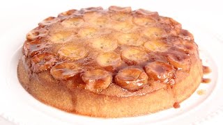 Bananas Foster Upside Down Cake Recipe  Laura Vitale  Laura in the Kitchen Episode 955 [upl. by Jezabel]