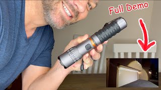 Nebo Slyde King Flashlight Demo and Review [upl. by Bully509]