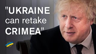 BORIS JOHNSON interview in Ukraine Trump war and Ukraine’s victory in a nutshell [upl. by Tirreg]