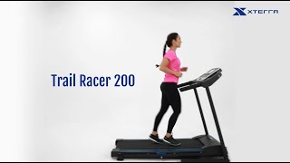 Reach Speeds Up to 10mph with the TR200 Folding Treadmill by XTERRA Fitness [upl. by Yemrots371]