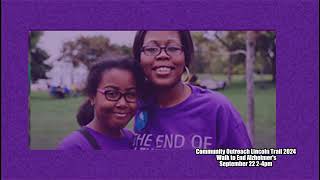 Community Outreach 2024 Walk to End Alzheimers Lincoln Trail [upl. by Alcina]