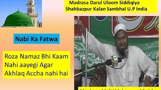 Maulana Mufti Mohammad Sajid Seeratun Nabi aur Dastarbandi Jalsa Shahbazpur Kalan Sambhal 2016 [upl. by Hephzipah711]