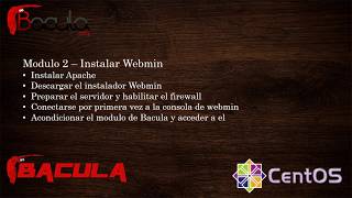 Bacula  Instalar Webmin [upl. by Landing]