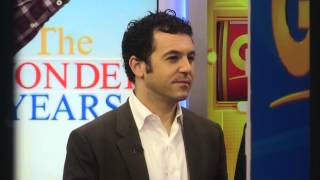 The Wonder Years star Fred Savage reunited with Danica McKellar amp Josh Saviano on GMA [upl. by Ashti]