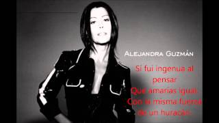 quotMi Peor Errorquot Alejandra Guzman Letra [upl. by Wendie]