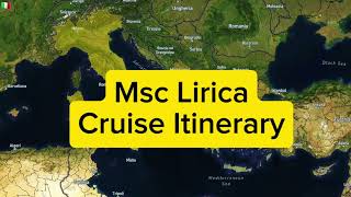 Msc Lirica Cruise Itinerary 7 days Cruise Until November 17 2024 [upl. by Moyna]