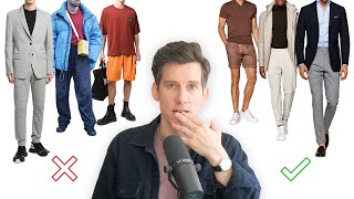 6 Signs of a Poorly Dressed Man  Mens Fashion Mistakes [upl. by Maximilien]